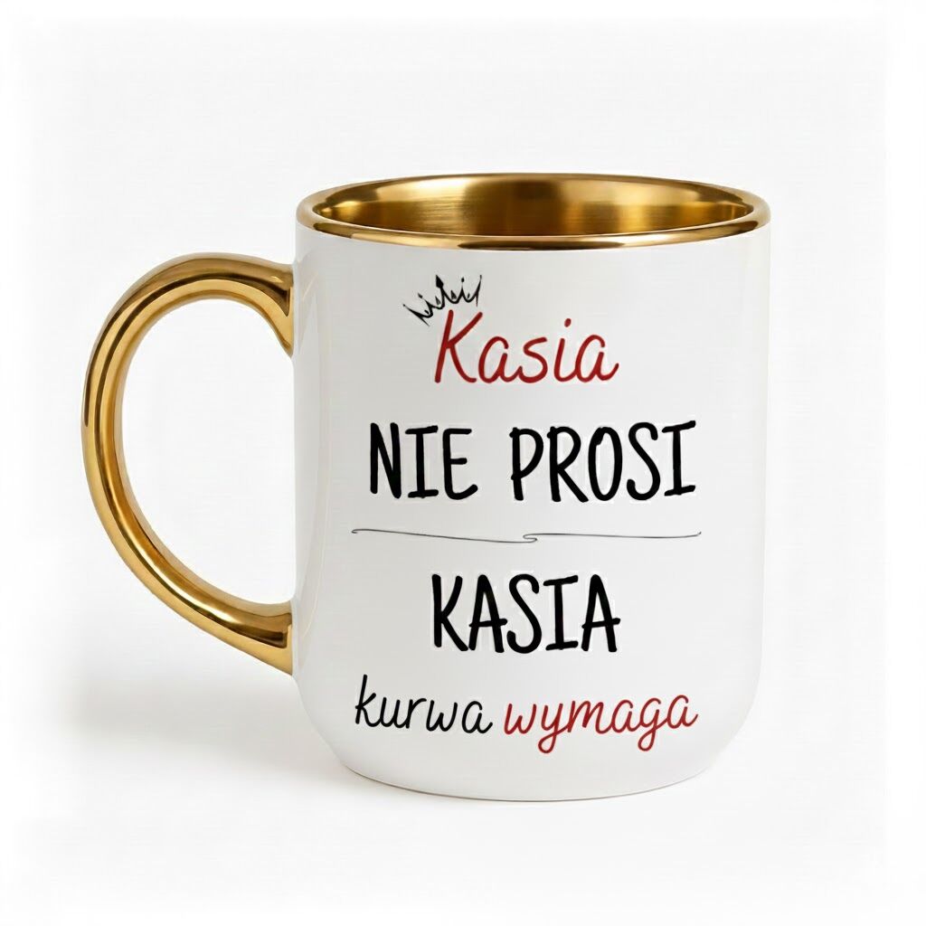 Kubek "... nie prosi" - obrazek 1
